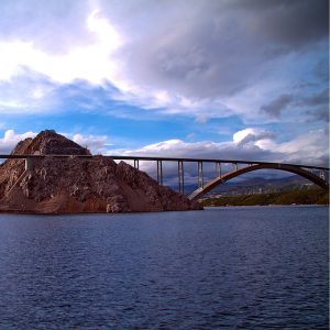 pogled na otok Krk in most